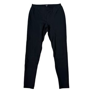 Madewell Black Stretch Ponte Pants Size 2 Skinny Leg Pockets Office Work Capsule
